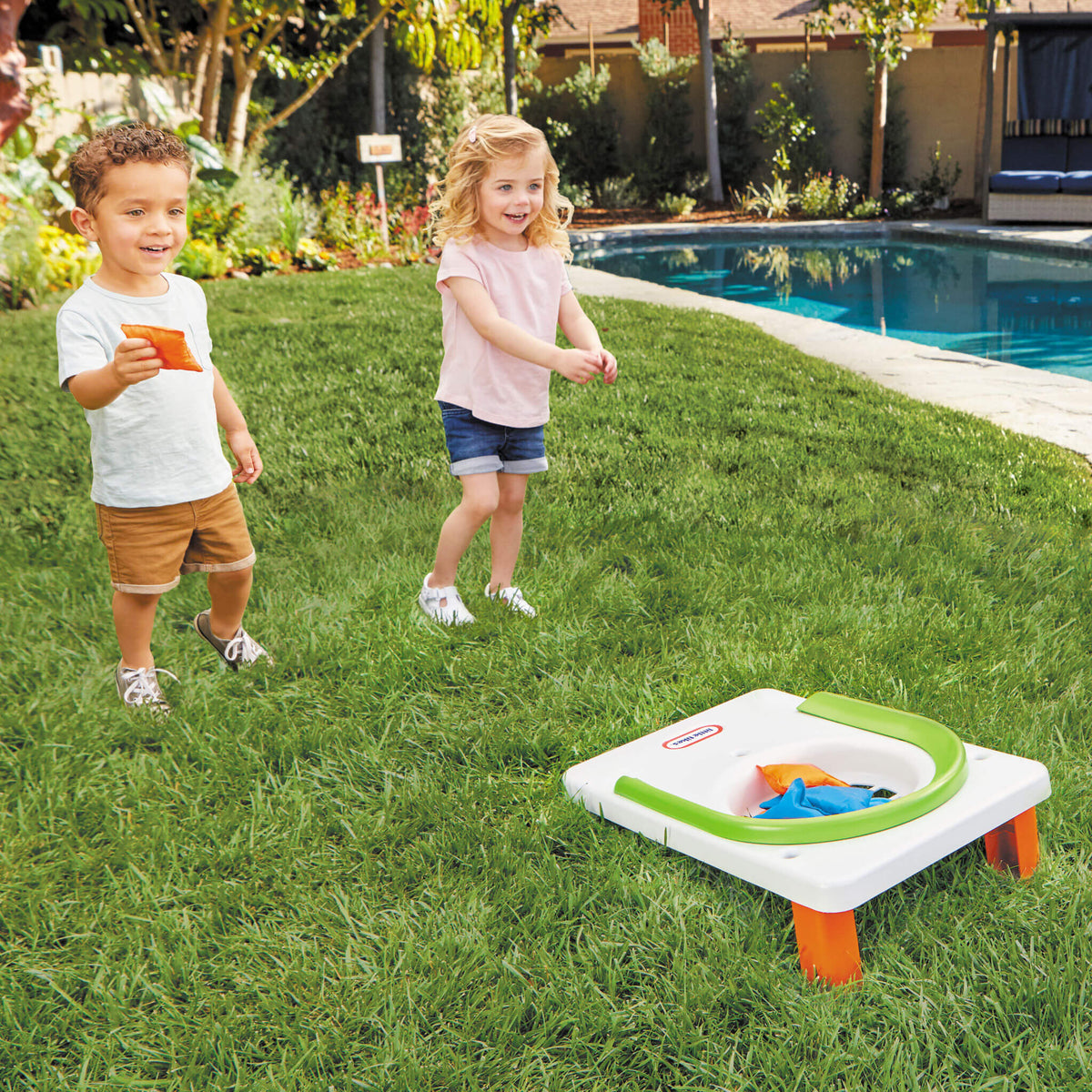 My First Cornhole Game